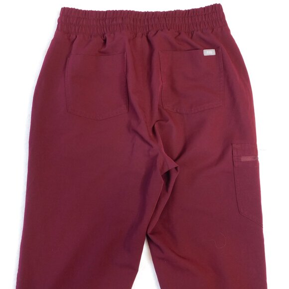 Figs High Waisted Zamora Jogger Scrub Pants | Burgundy | VGUC | Med Tall - Picture 5 of 9